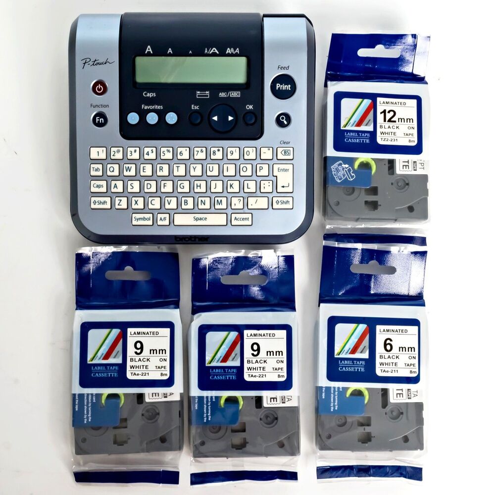 Brother P-Touch Model PT-1280 Thermal Label Maker With 4x Extra Tape